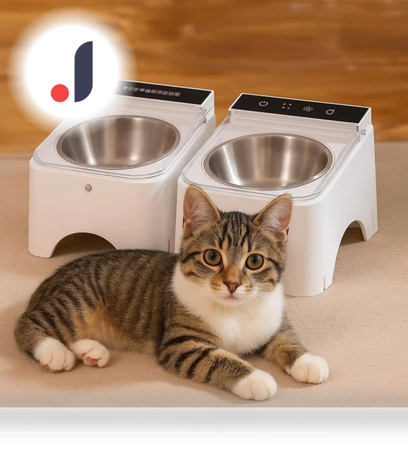 Dust-proof Smart Cat Bowl — Smart Pet Feeders, Zhonghefu