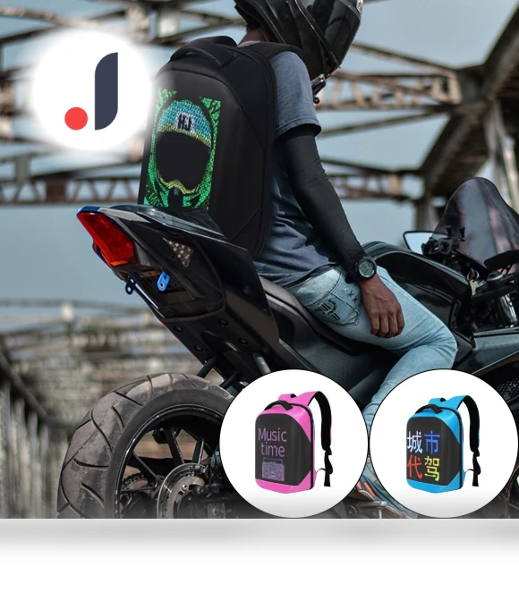 Fashion LED Backpack — Casual Daypacks, Flowers