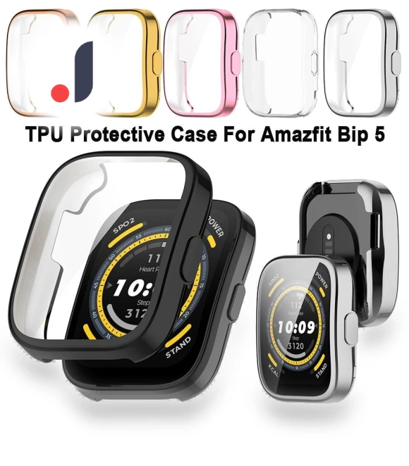 Full Cover TPU Case Smart Protective Shell with Screen Protector — Smartwatch Protectors, WNjeuew53