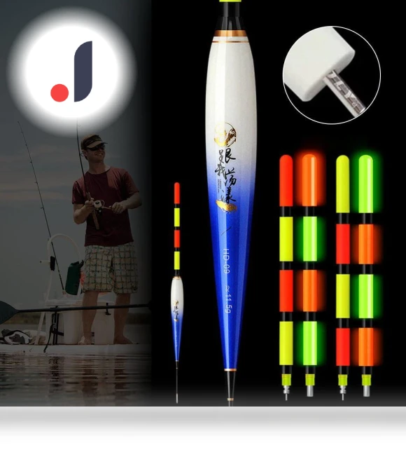 High Sensitivity Electronic Tail Drift LED Electronic Floats Buoy — Bite Indicators, Aidufushi