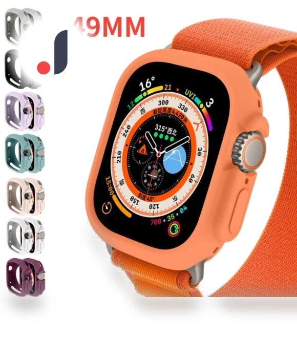 Hollow Silicone Case with Screen Protector and Protective Frame — Smartwatch Protectors, Yayun