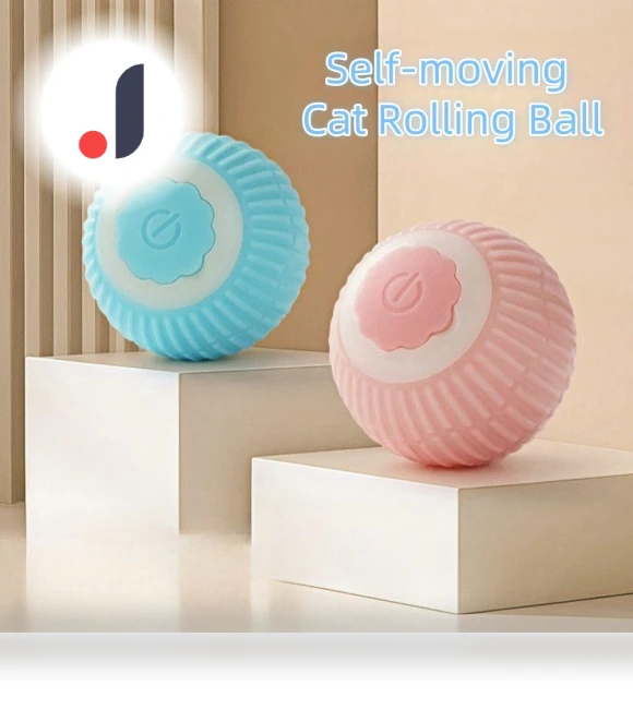 Interactive Self-Moving Kitten Toy — Balls, Mksjdfhfyz