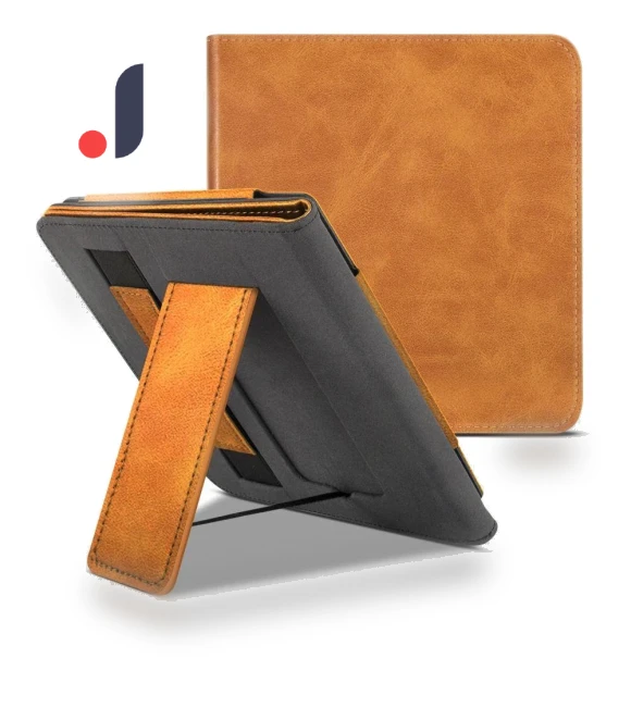 Leather E-Reader Case Hand Strap Protective Shell — Protective Cases, PreytVigo