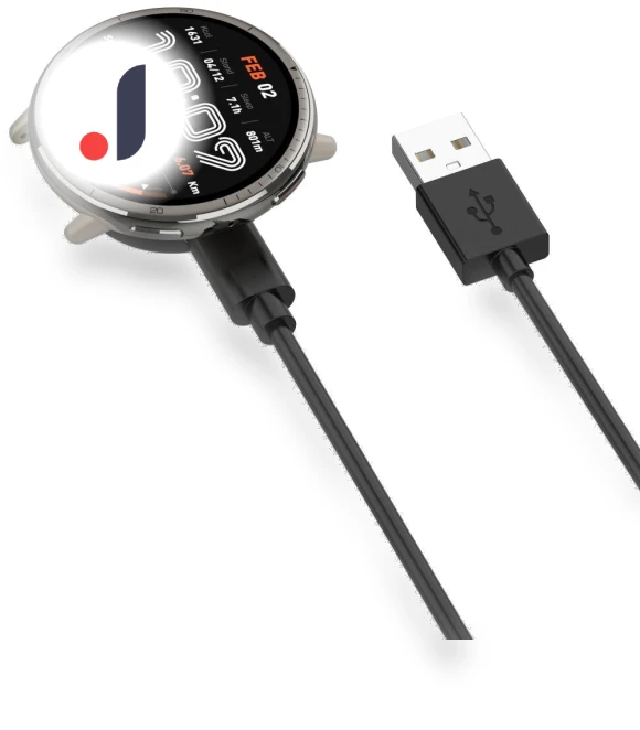 Magnetic Charger Adapter with 100cm Cord — Smartwatch Charging Solutions, GDhongyi
