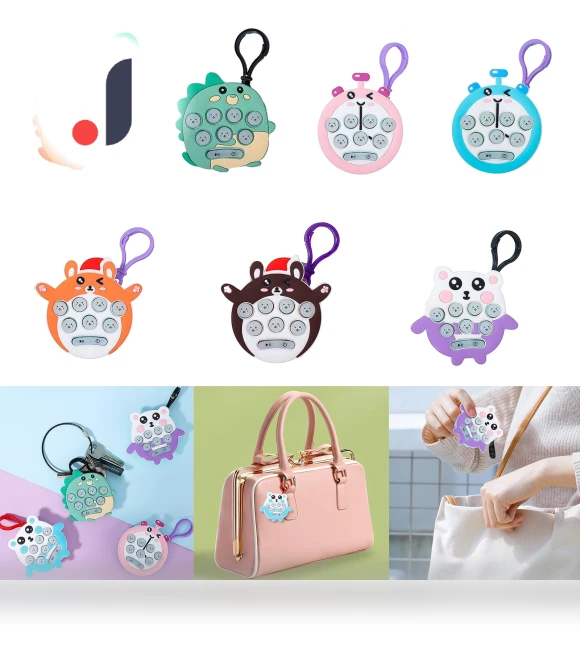 Portable Game Console Keychain — Stress Relievers, Three Body