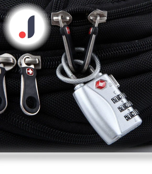 Portable Hanging Lock with Steel Cable — Luggage Locks, Yaoyao27