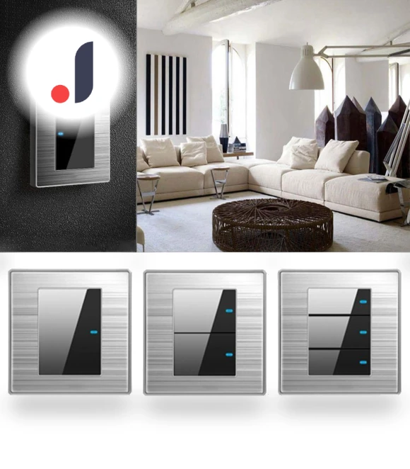 Professional 1/2/3-Key 1-Position LED Touch Switch — Dimmer Switches, ubezhn