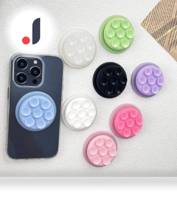 Silicone Suction Cup Phone Holder Pocket Socket Cellphone Grip Stand — Vehicle Phone Holders, fenguoiao151