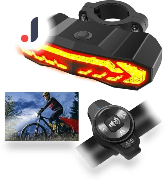 Smart Bike Tail Light with Turn Signals — Bike Light Sets, yunran