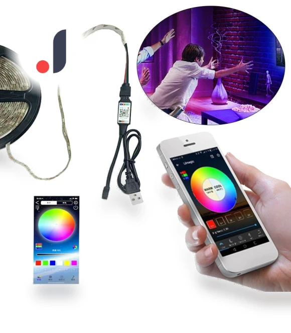 Smart Female Plug to 4Pin Connector RGB Controller Adapter — Remote Controls, EAbongood