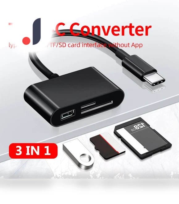 Smart Phone Data Transfer Memory Card OTG Adapter — USB-to-USB, wuhiyong