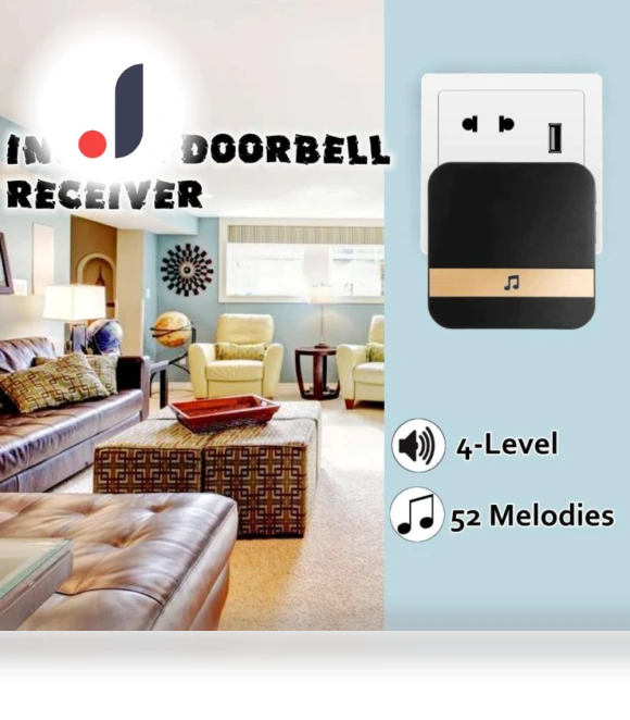 Smart Receiver Dingdong Chime Ring Indoor Bell — Kits, CDjiangqi