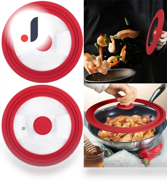 Smart Silicone Lid for Pots and Pans — , egenqnk