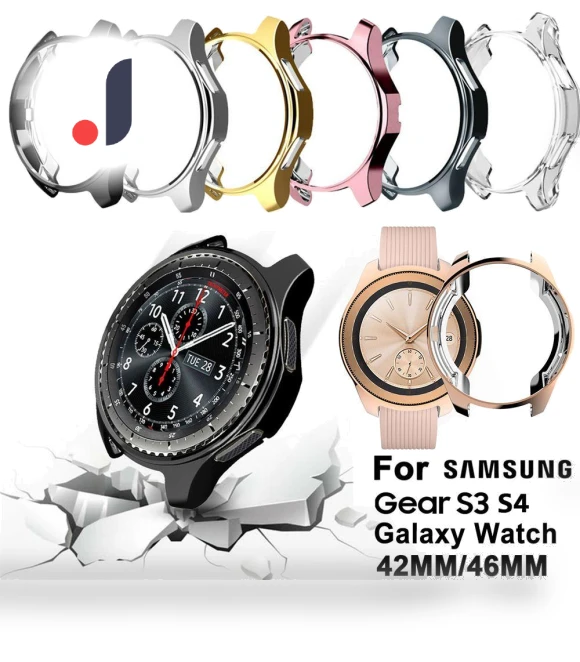 Smart Slim Shockproof Silicone Shell Holder Skin TPU Watch Case Protective Cover — Smartwatch Protectors, jinshengMC