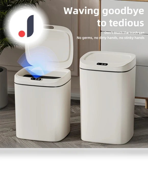 Smart Trash Can with Automatic Induction — Kitchen Cans, Home Whispers