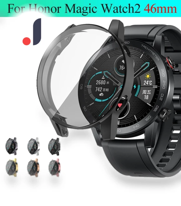 Soft 360 Full Cover Plating TPU Watch Case Screen Protector — Smartwatch Protectors, PortVigor