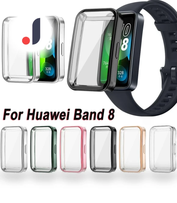 Soft Smart Watch Bumper TPU Case with Screen Protector — Screen Protectors, SHSjiuyan