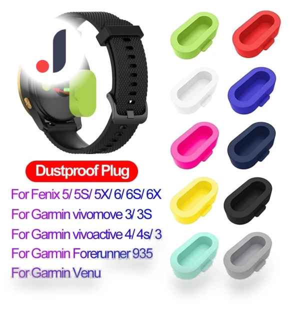 Soft Smart Watch Charging Port Silicone Antidust Cover Case Dustproof Plug — Smartwatch Charging Solutions, pinxingwen