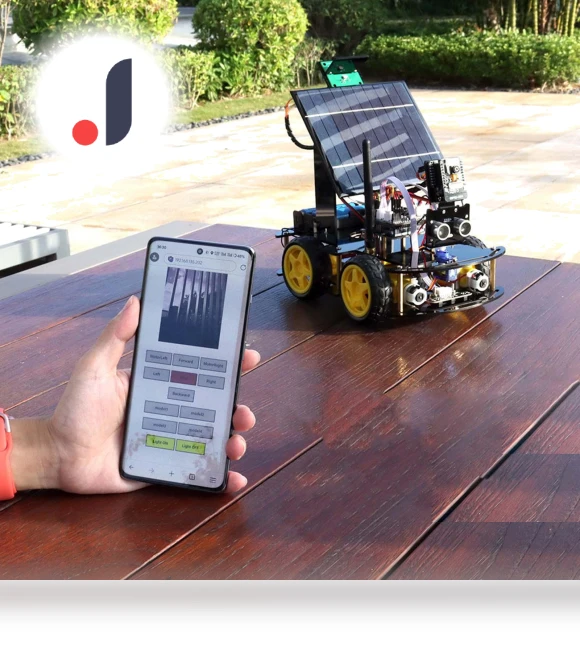 Solar Energy Robot Car Model DIY Science Experiment Kit — Solar Power, HappyToy