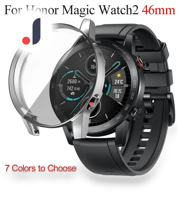 Ultra Thin Soft Smart Watch Accessories 360 Full Cover TPU Watch Case Screen Protector — Smartwatch Protectors, weniaoyao