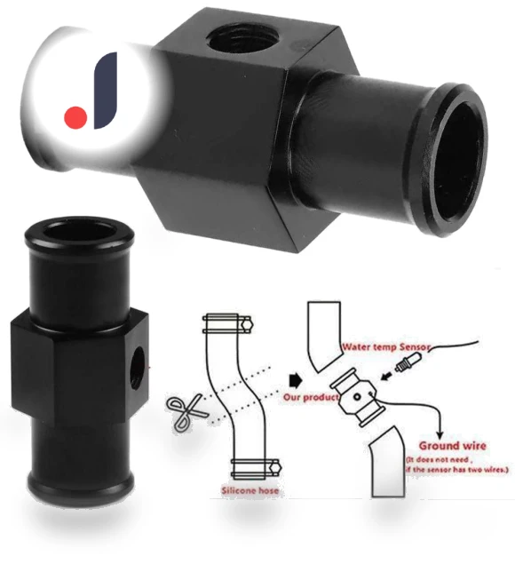 Water Temperature Gauge Radiator Sensor Tee Joint Pipe — Water & Oil Temperature, CSyeyue