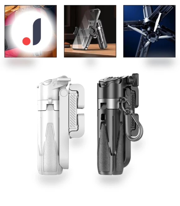 3 in 1 Phone Stand Adjustable Smartphone Grip High Quality Selfie Tripod — Selfie Sticks, Hengchen