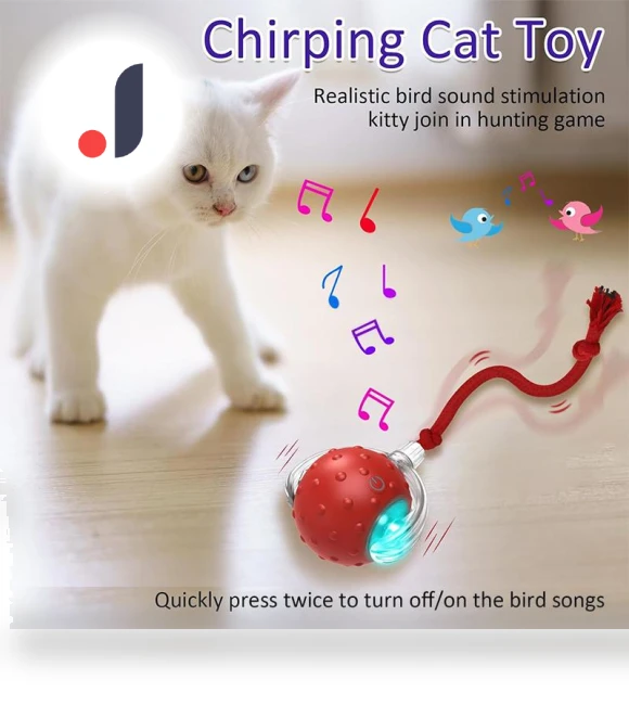 Interactive Cat Toy Ball — Cat Playthings, JOHO - CarGear