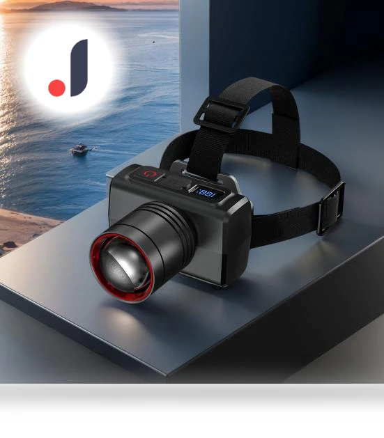 LED Headlamp Rechargeable Flashlight — Flashlights, dooob
