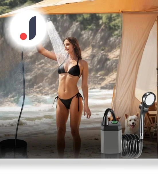 Portable Electric Shower — Outdoor Showers, Pavo