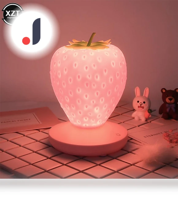 Strawberry LED Bedside Lamp — Book Lights, weve