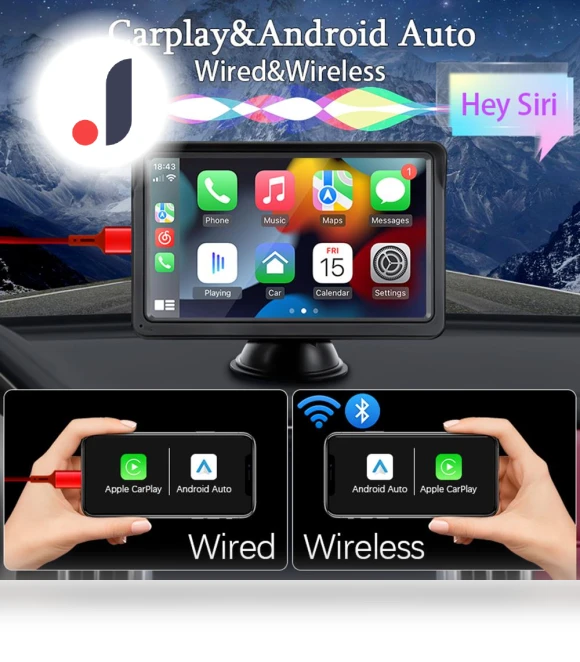 Wireless CarPlay Android Auto Multimedia Video Player — Car Installation Essentials, Auto Launcher