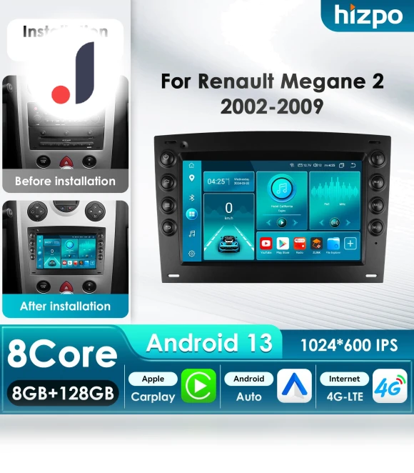 8-core DSP Car Multimedia Player — Stereo Receivers, Hizpo