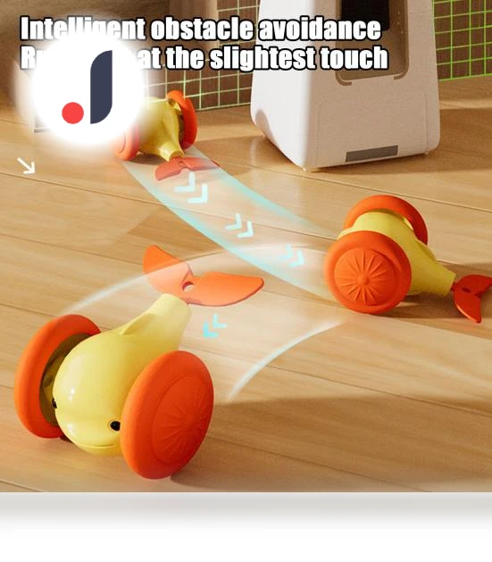 Automatic Moving Cat Toy with Light-Up Wheels — Cat Playthings, Pet park