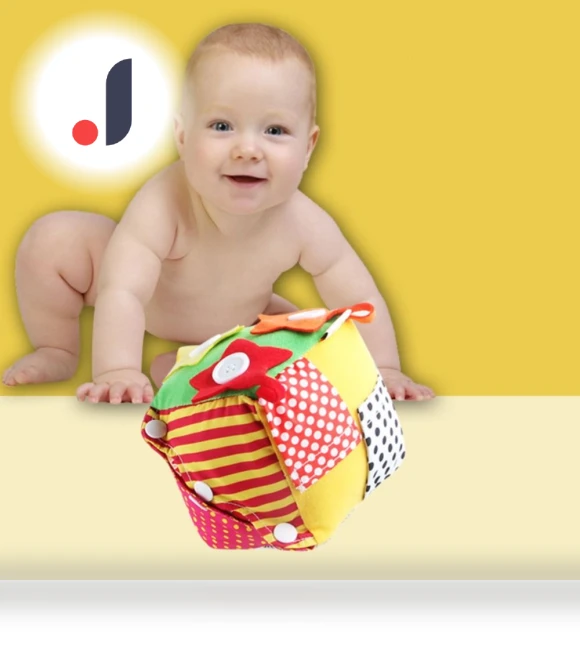 Cubic Activity Learning Toy with Zippers — Infant & Early Childhood Playthings, lamfengrich