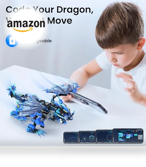 Dragon Building Kit with Remote Control — Construction Kits, Sillbird