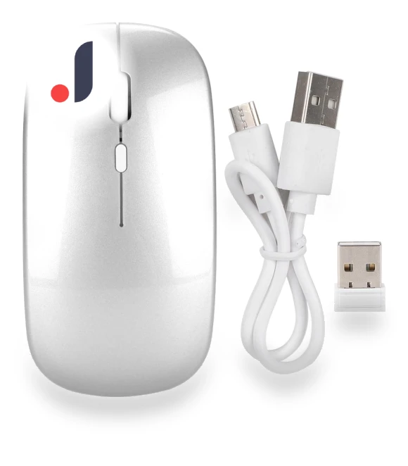 Ergonomic Wireless Rechargeable Silent Mouse — Mouse Pads, DIYelecs