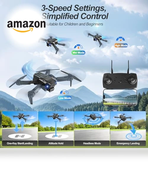 HD Camera Drone with Remote Control — Drones, QIDUHUQI