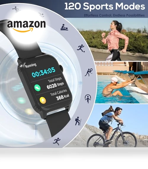 HD Smartwatch with 120 Sports Modes — Smartwatches, TRAUSI