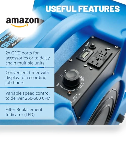 HEPA Air Scrubber — HVAC Filtration, BlueDri