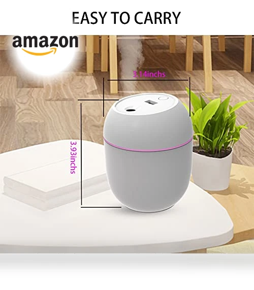 Mini Humidifier with 7 Color LED — Air Moisturizers, HOTFFISH