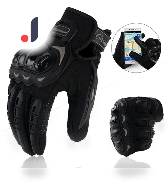 Motorcycle Gloves with Touchscreen — Gloves, Riding Tribe