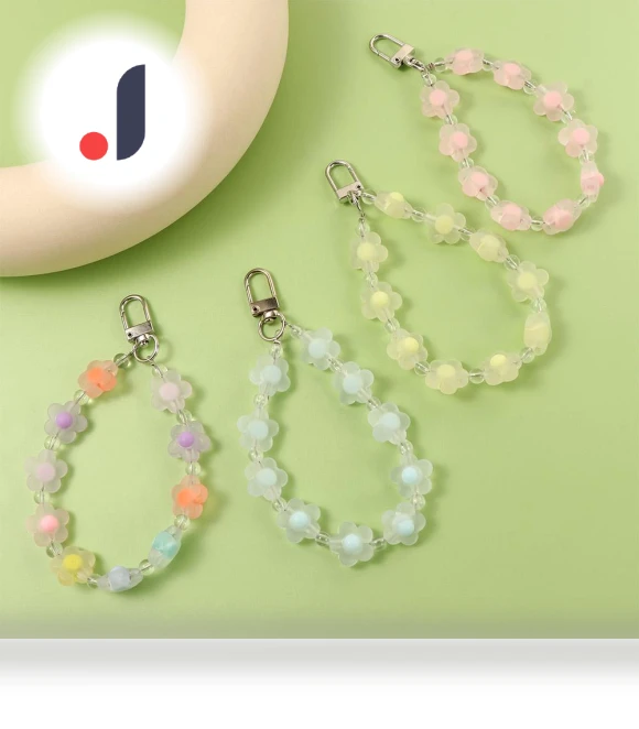 Phone Rope Bracelet with Pendant Charm — Phone Charms, Waxunrose