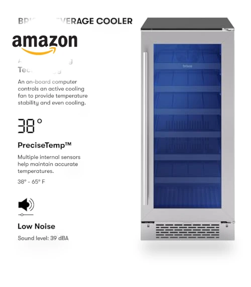 Slim Beverage Fridge — Drink Coolers, Zephyr