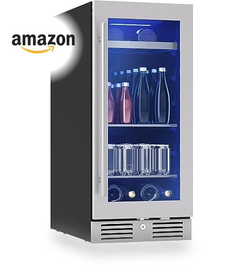 Slim Wine Fridge & Beverage Refrigerator — Wine Storage Solutions, Zephyr