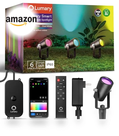 Smart Landscape Lights — Outdoor Security & Flood Lighting, Lumary