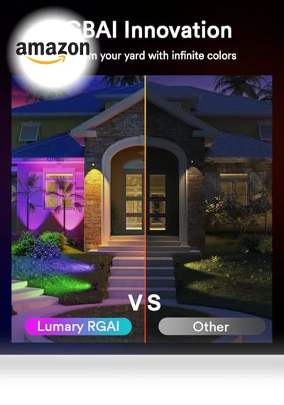 Smart Landscape Lights — Outdoor Security & Flood Lighting, Lumary