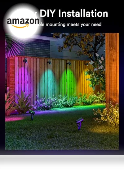 Smart Landscape Lights — Outdoor Security & Flood Lighting, Lumary