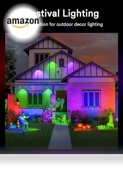 Smart Landscape Lights — Outdoor Security & Flood Lighting, Lumary