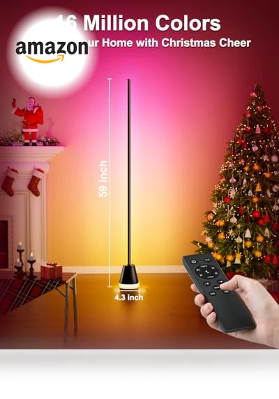 Smart RGB LED Corner Floor Lamp — Standing Lights, Keepsmile