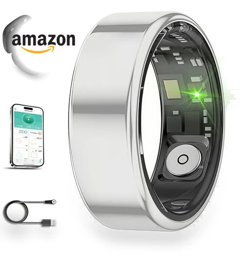 Smart Ring with Charging Box — Wearable Accessories, Hivisuals